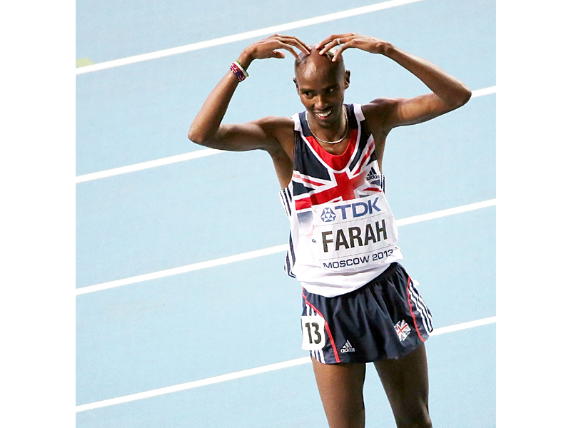 farah s immediate aim is to win more medals rather than breaking world records photo afp