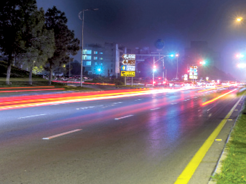 parts of the bustling commercial area were left deserted photo file