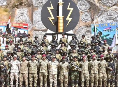 pakistan egypt conclude thunder ii drill