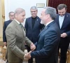 prime minister shehbaz sharif warmly receives iran foreign minister abbas araghchi during a meeting in islamabad photo app