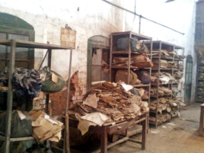 shelving the past city s historical treasure dies a slow painful death