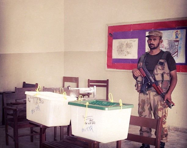 security inside a polling station photo adeelabadshah