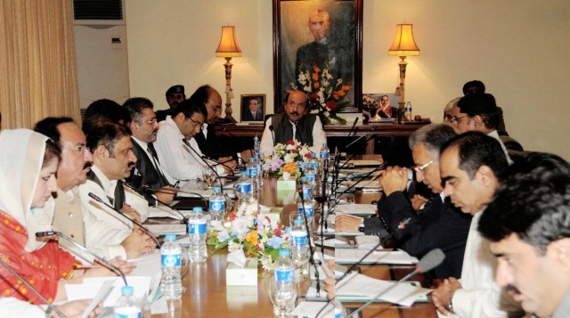 chief minister qaim ali shah presiding over the cabinet meeting on tuesday photo nni chief minister qaim ali shah presiding over the cabinet meeting on tuesday photo nni