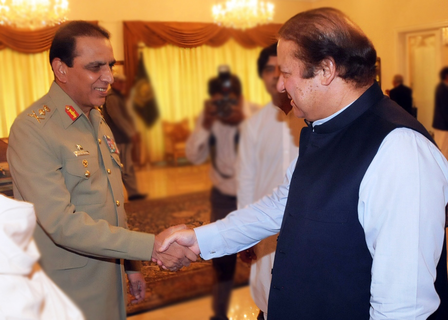 sources disclosed that prime minister nawaz sharif during the recent meeting with the army chief made it clear that his government did not want any escalation of tensions along the loc afp file