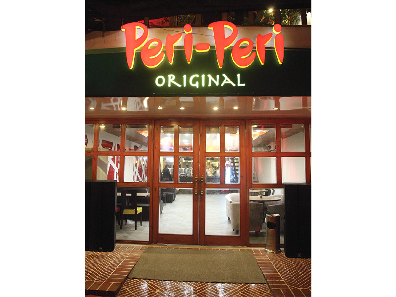 peri peri offers burgers wraps and chicken dishes on its menu but the meat lacks moisture and flavour photo publicity