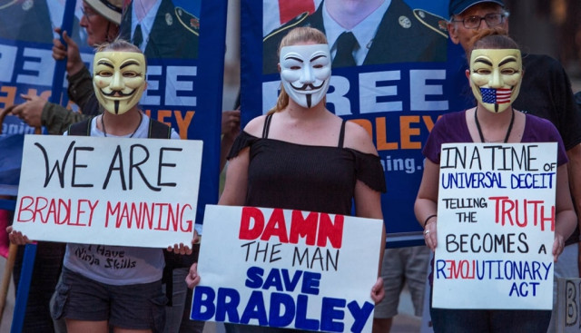 protesters from a coalition of groups demonstrate the conviction of wikileaker bradley manning late august 21 2013 in front of the white house in washington dc photo afp protesters from a coalition of groups demonstrate the conviction of wikileaker bradley manning late august 21 2013 in front of the white house in washington dc photo afp