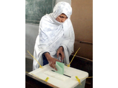 violation of rights re poll stations where women were barred from voting