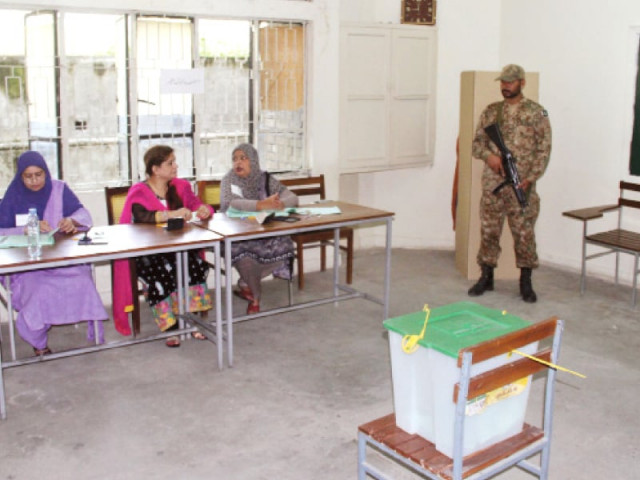 low traffic at polling stations meant most polling staffers got regular breaks photo muhammad javaid express low traffic at polling stations meant most polling staffers got regular breaks photo muhammad javaid express