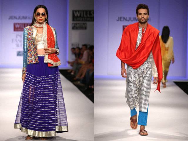 models walk the ramp designer jenjum gadi show at day 5 wills lifestyle india fashion week 2013 in new delhi photo ians models walk the ramp designer jenjum gadi show at day 5 wills lifestyle india fashion week 2013 in new delhi photo ians