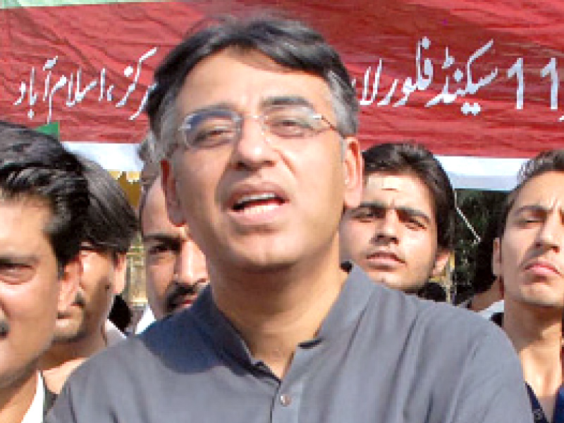 pti s asad umar successfully defended the seat vacated by pti president javed hashmi in the general elections