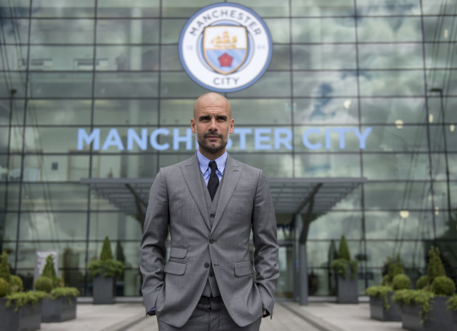 manchester city 039 s spanish football coach pep guardiola poses for pictures outside the etihad stadium in manchester northern england on july 8 2016 pep guardiola has warned his manchester city players that they have to prove themselves all over again following his arrival at the club photo afp manchester city 039 s spanish football coach pep guardiola poses for pictures outside the etihad stadium in manchester northern england on july 8 2016 pep guardiola has warned his manchester city players that they have to prove themselves all over again following his arrival at the club photo afp
