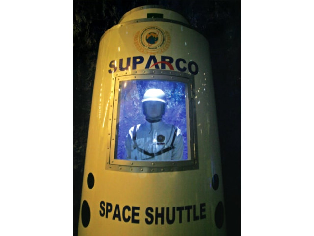 suparco s shuttle model is some of the attractions featured at karachi s first interactive science gallery at the pakistan maritime museum photo athar khan express suparco s shuttle model is some of the attractions featured at karachi s first interactive science gallery at the pakistan maritime museum photo athar khan express