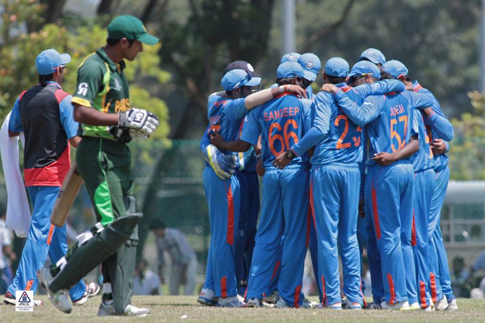 india u23 outclassed their counterparts in both batting and bowling after pakistan u23 chose to bat first photo facebook com pages asian cricket council