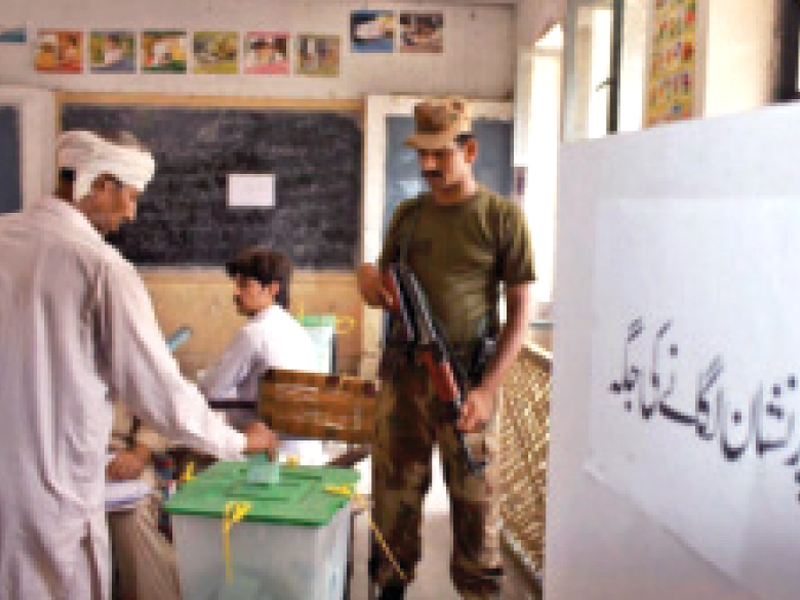 mna elect ghulam ahmad bilour was accused of vandalizing women polling stations following this a scuffle broke out between anp and opposition party workers photo file