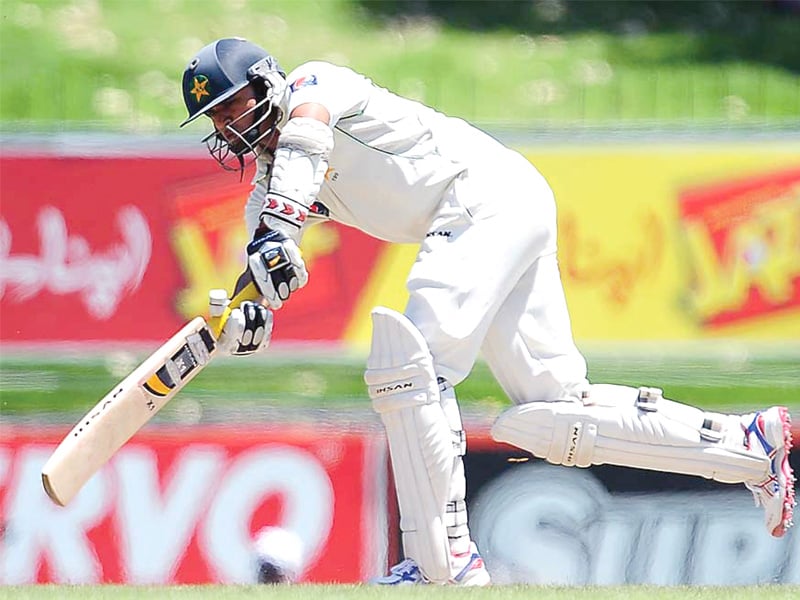 azhar who has played 27 tests for pakistan said he would not take zimbabwe bowlers lightly as he hoped to play long innings photo afp