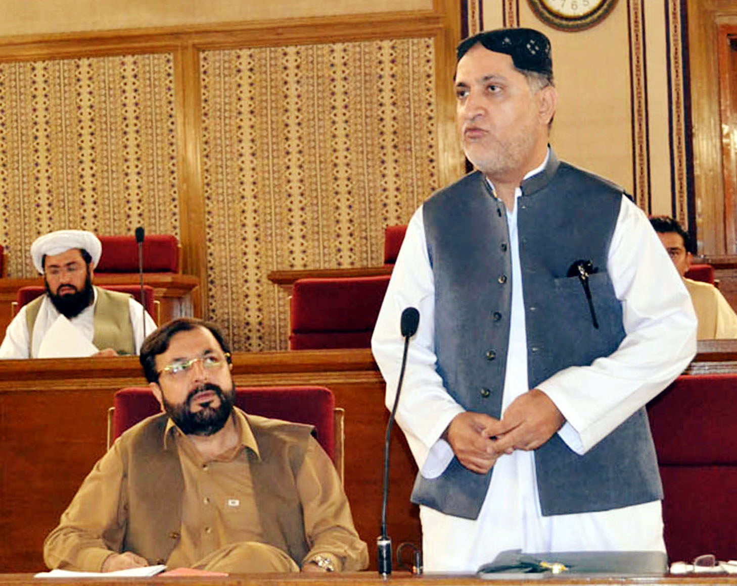 akhtar mengal takes oath as a member of the balochistan assembly photo banaras khan express