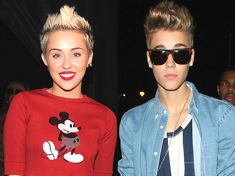 according to e news a source confirmed that cyrus and bieber had recorded the song together photo file