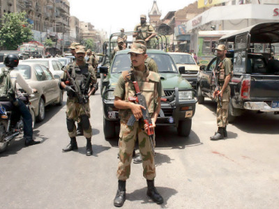 violence case dg rangers says weapons coming back to karachi from tribal areas