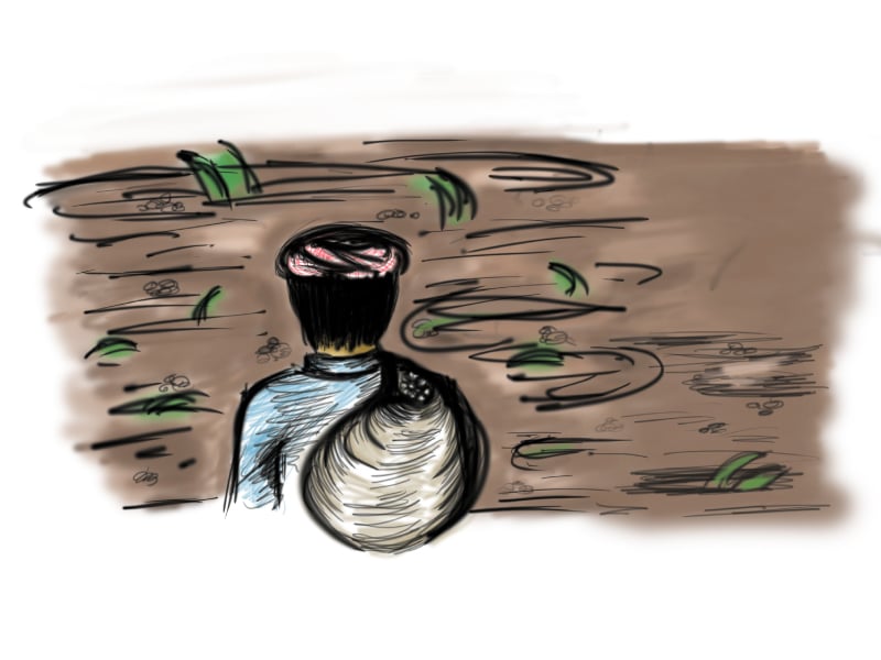 with the land beneath their feet literally swept away disgruntled people of southern punjab continue to suffer illustration munira abbas