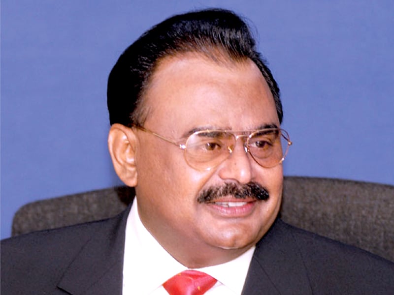 muttahida qaumi movement chief altaf hussain photo file