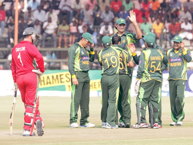 misbah s 67 proved to be the top score in the game as pakistan posted a total of 260 for six before bowling zimbabwe out in 40 overs to win by 108 runs and complete a 2 1 series victory photo afp misbah s 67 proved to be the top score in the game as pakistan posted a total of 260 for six before bowling zimbabwe out in 40 overs to win by 108 runs and complete a 2 1 series victory photo afp