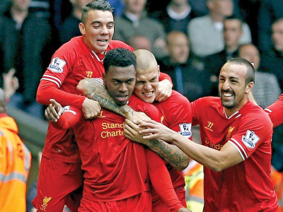 english premier league sturridge downs man united