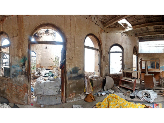 photographs of the exterior and interior of the building depict the extent of decay photo shafiq malik express photographs of the exterior and interior of the building depict the extent of decay photo shafiq malik express