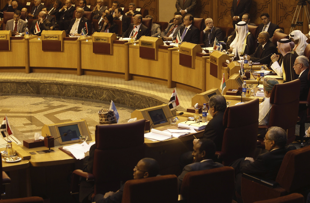 arab foreign ministers attend an emergency meeting to discuss the syrian crisis and the potential military strike on president bashar al assad 039 s regime at the arab league headquarters in cairo september 1 2013 photo reuters