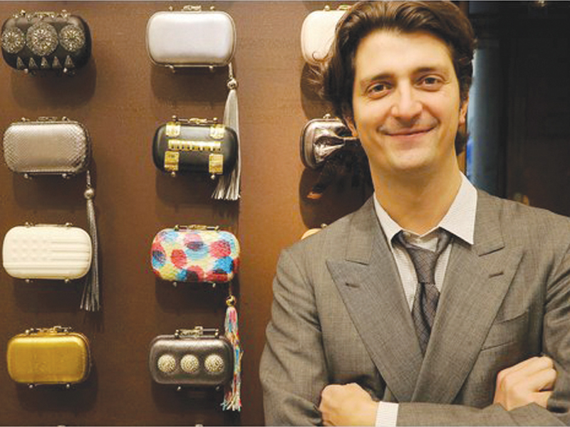 he s the italian creative director and designer of luxury accessories brand corto moltedo photo file