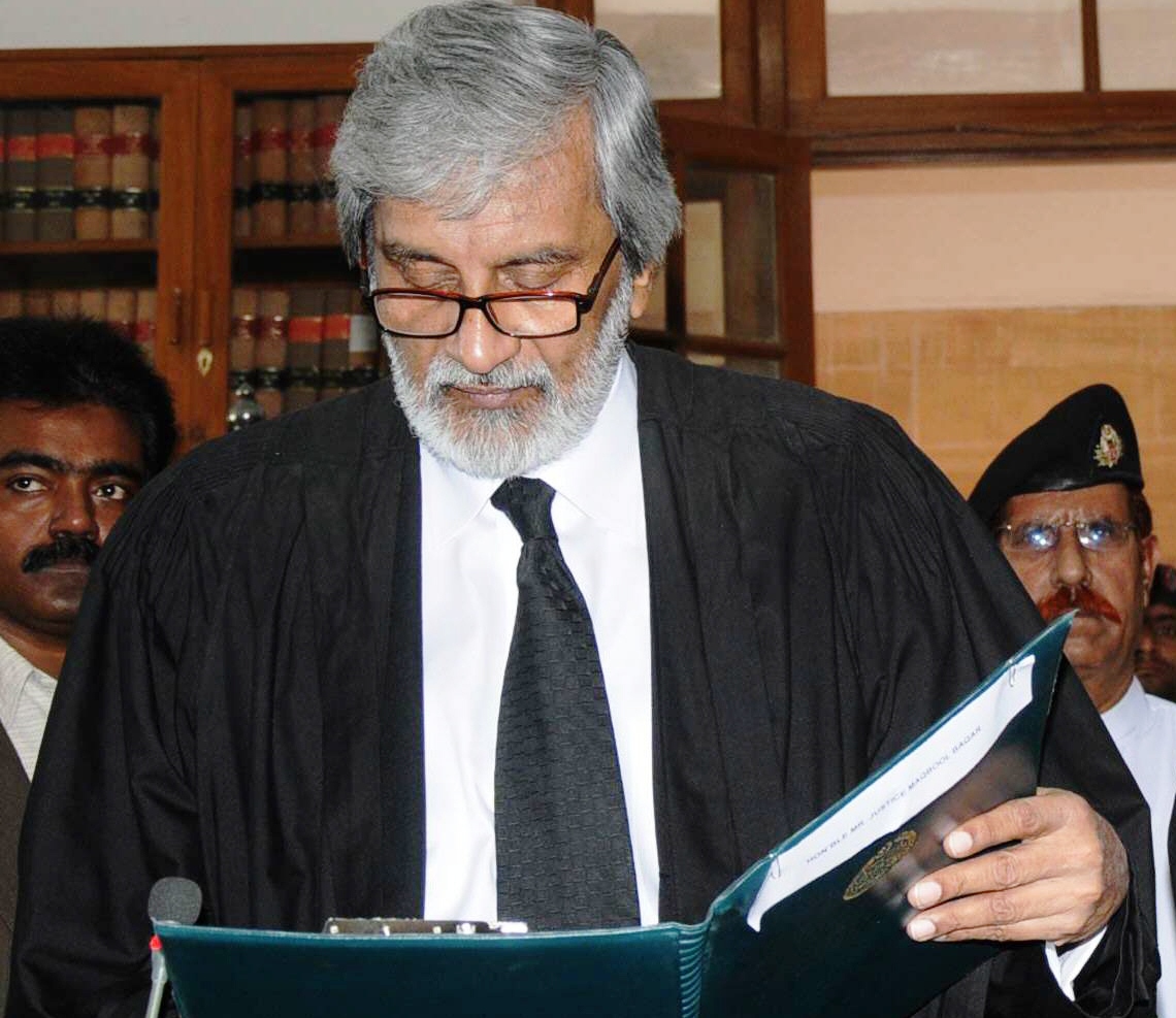 justice baqar maqbool has been elevated to shc chief justice photo rashid ajmeri file