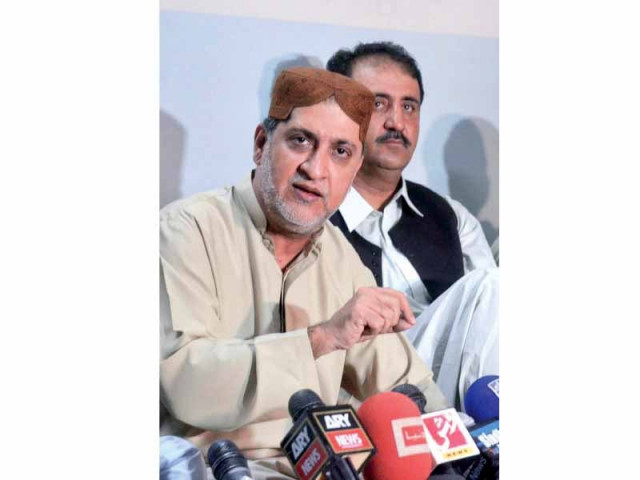 sardar mengal addressing a press conference on monday photo app sardar mengal addressing a press conference on monday photo app