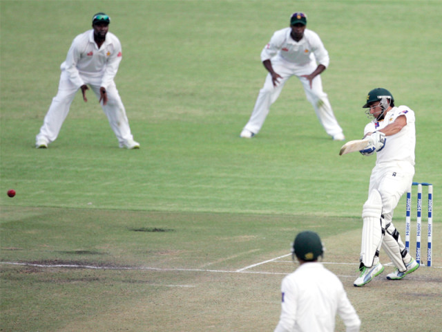 azhar ali who made a patient 78 off 185 balls and saeed ajmal 49 not out played an important role in giving pakistan innings some respectability photo afp azhar ali who made a patient 78 off 185 balls and saeed ajmal 49 not out played an important role in giving pakistan innings some respectability photo afp