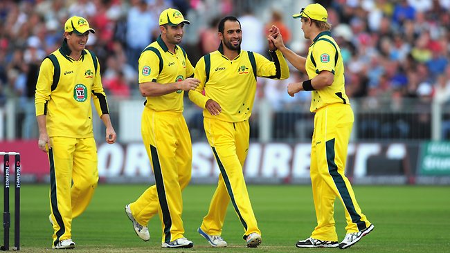 ahmed did not have the brewer 039 s logo on his shirt during his debut in last week 039 s t20 matches against england photo afp