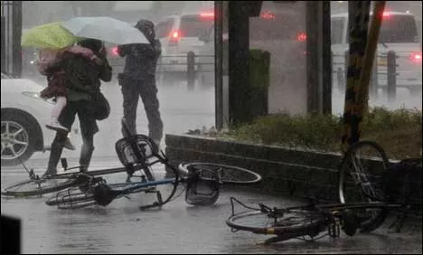 the winds came after tornados wrought havoc in other parts of eastern japan on monday with a large amount of damage in koshigaya city photo afp the winds came after tornados wrought havoc in other parts of eastern japan on monday with a large amount of damage in koshigaya city photo afp