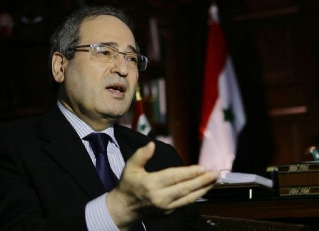 syrian deputy foreign minister faisal muqdad answers journalists 039 questions in damascus september 4 2013 photo afp syrian deputy foreign minister faisal muqdad answers journalists 039 questions in damascus september 4 2013 photo afp