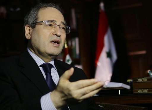 syrian deputy foreign minister faisal muqdad answers journalists 039 questions in damascus september 4 2013 photo afp