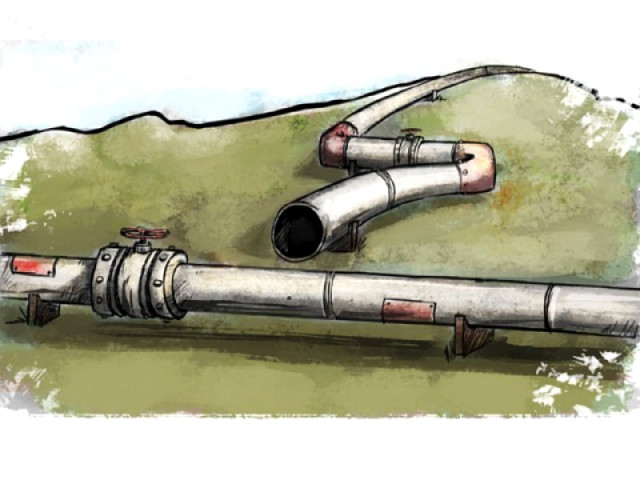 according to a source after the chinese firm s exit from the project the government is now banking on iran to fully fund the laying of pakistan s portion of the pipeline illustration jamal khurshid according to a source after the chinese firm s exit from the project the government is now banking on iran to fully fund the laying of pakistan s portion of the pipeline illustration jamal khurshid