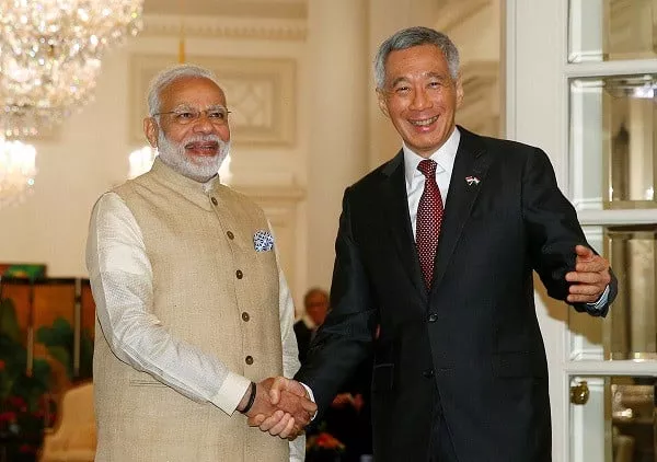 india s prime minister narendra modi meets singapore s prime minister lee hsien loong at the istana in singapore june 1 2018 photo reuters india s prime minister narendra modi meets singapore s prime minister lee hsien loong at the istana in singapore june 1 2018 photo reuters