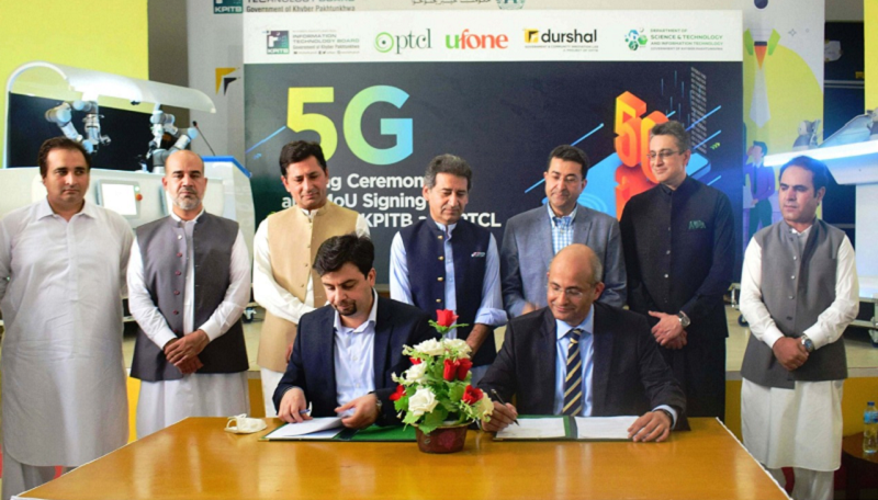 kpitb and ptcl signed an mou for the promotion of k p s digital policy photo ptcl