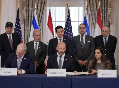 lebanon israel sign us sponsored framework agreement after 5th round of talks in washington