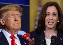 while donald trump and kamala harris clashed on stage social media waged its own war