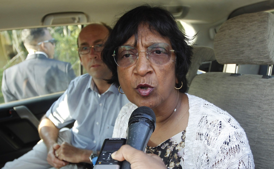 navi pillay said she had received reports that people she had met in the north and east during her seven day trip were questioned and intimidated photo reuters