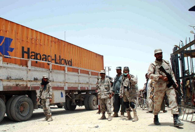 refutes media suggestions that us isaf containers were stolen photo afp file