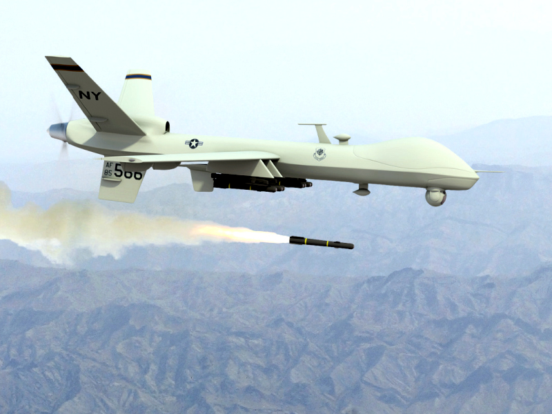 in 2008 the hi tech unmanned reaper aircraft flew 296 missions firing weapons just five per cent of the time on 14 occasions photo file