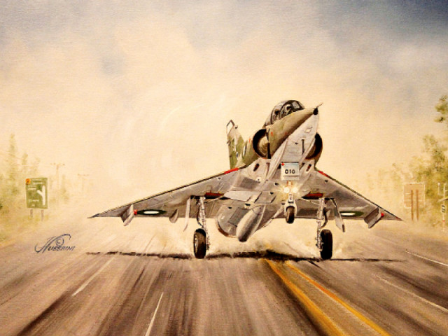 15 oil paintings depicting various eras of the paf and airplane models exhibited 15 oil paintings depicting various eras of the paf and airplane models exhibited