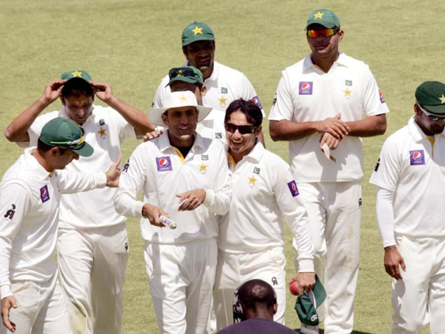 pakistan bowlers took nine wickets in an extended morning session to beat zimbabwe by 221 runs on the fifth day of the first test photo afp