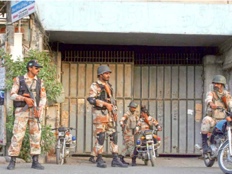 rangers officials carry out routine raids in the city they claimed they need special powers for the operation to be effective photo ppi