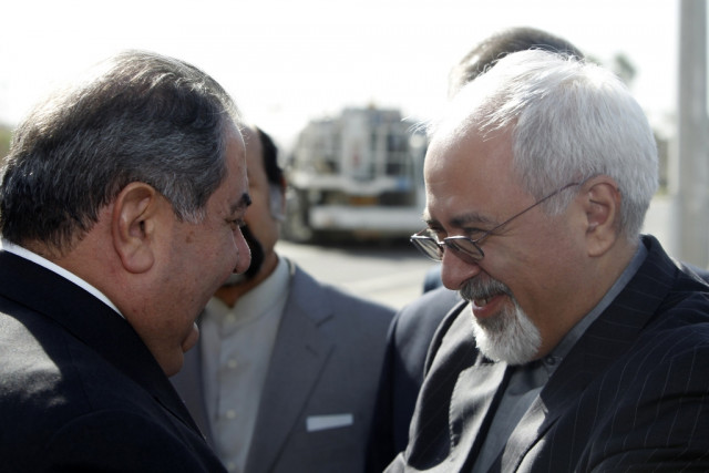 iraq 039 s foreign minister hoshyar zebari l welcomes his iranian counterpart mohammad javad zarif upon his arrival at the baghdad international airport september 8 2013 photo reuters iraq 039 s foreign minister hoshyar zebari l welcomes his iranian counterpart mohammad javad zarif upon his arrival at the baghdad international airport september 8 2013 photo reuters