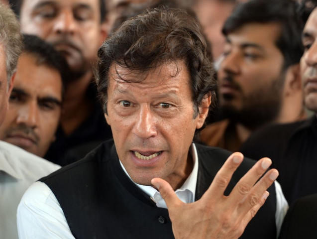 pti to present four point in apc says imran photo afp pti to present four point in apc says imran photo afp