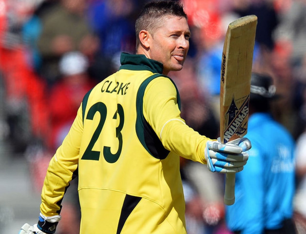 clarke s 105 off just 102 balls was the centrepiece of australia s 315 for seven in the second odi photo afp clarke s 105 off just 102 balls was the centrepiece of australia s 315 for seven in the second odi photo afp